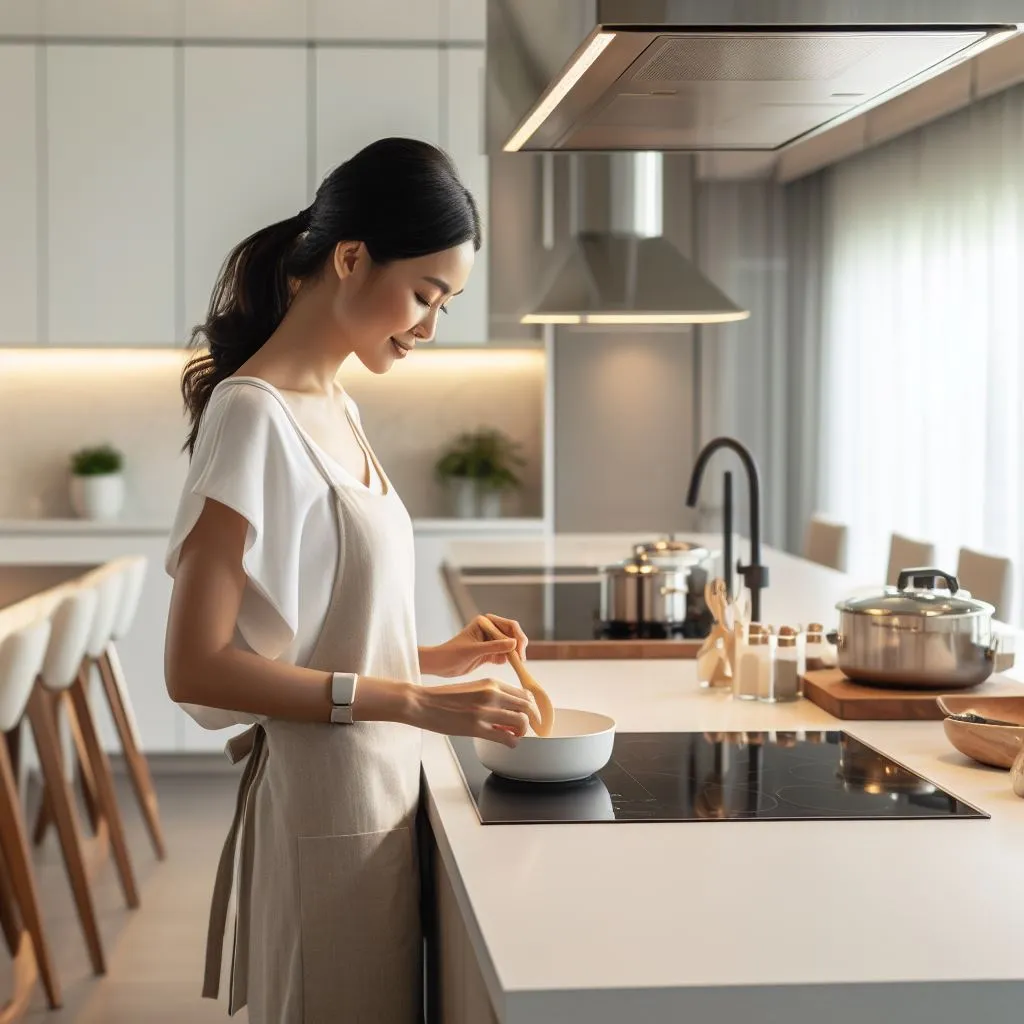 Woman In kitchen